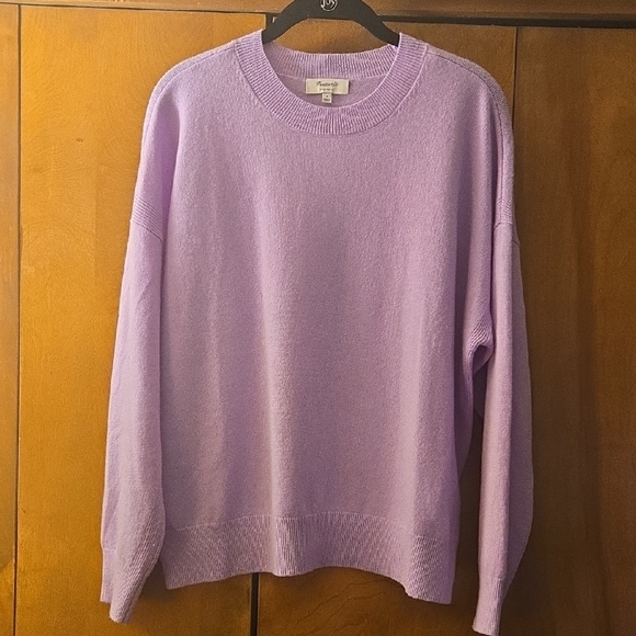 Madewell Lavender Cashmere Sweater